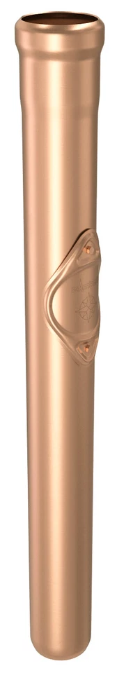 Copper rain standpipe ø80 standpipe downpipe with cleaning opening 1 m - Image 1 of 1