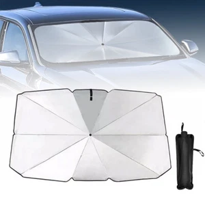 Car Large Windshield Sun Shade Umbrella Foldable UV Rays Protector For Mazda - Picture 1 of 13