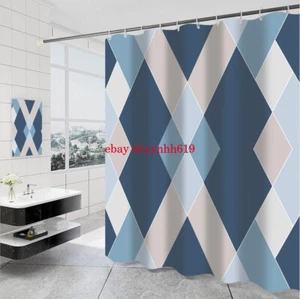 Duschvorhang Wannenvorhang Anti-Schimmel Textil Badewannenvorhang 12 Größe 1-3M - Bild 1 von 26