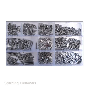 Assorted A2 Stainless Steel M2 Socket Button Allen Key Screws + Nuts & Washers - Picture 1 of 18