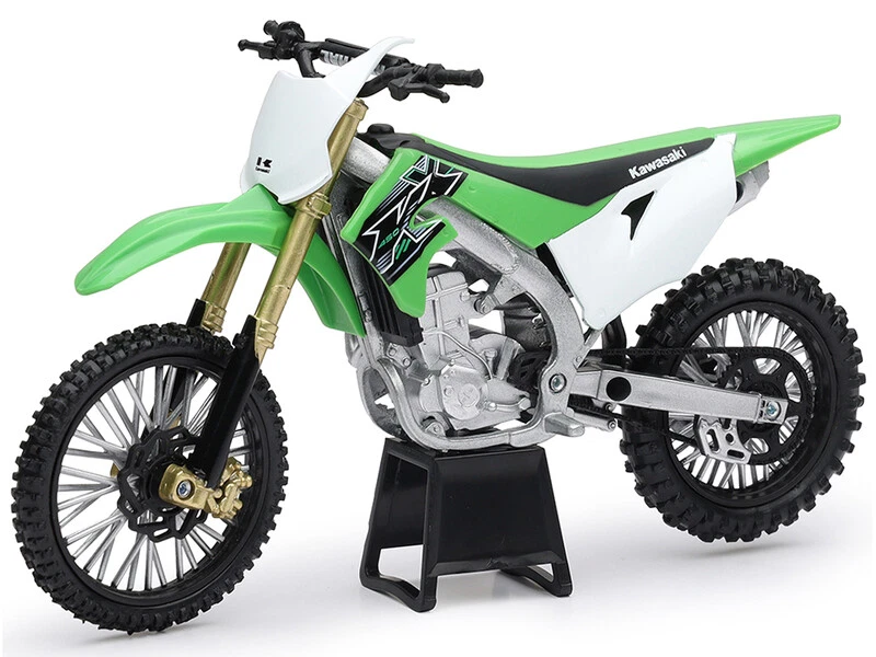 Kawasaki 2019 KX450F 1/12 Bicicleta de Motocross Verde Brinquedo de Motocicleta por New Ray 58103  - Imagem 1 de 1