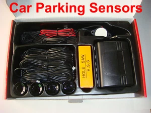 Auto Car Parking Reversing Backup Radar with 4 Sensors Buzzer Alarm Reverse Park - Picture 1 of 5