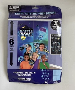 Battle Royal Video Game Birthday Party Decoration Scene Setters w/Photo Props - Picture 1 of 2