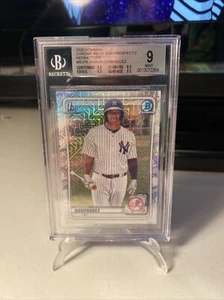 Bowman Chrome Mega Box 2020 Rifrattori Mojo Jasson Dominguez BGS 9 - Foto 1 di 1
