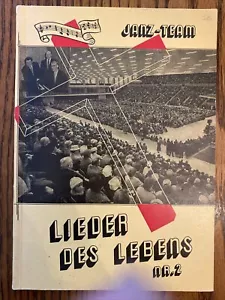 Janz-Team Lieder Des Lebens Nr 2 German Song Book 1959 Hymns Deutsch 62 Vtg - Picture 1 of 8