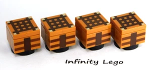 4 LEGO Dark Flesh Minecraft Mesa de Artesanía - 4 Piezas - Imagen 1 de 2