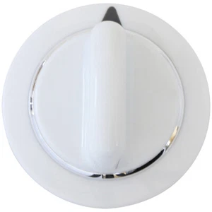 Kitchen Basics 101: WE1M654 White Dryer Timer Knob Replacement for GE - Picture 1 of 3