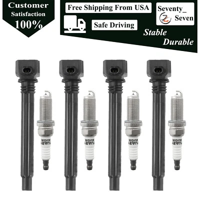 Bobina de encendido y bujía para Chrysler 200 2,4 L L4 2015-2017 UF754 4 piezas Foto 1 de 4