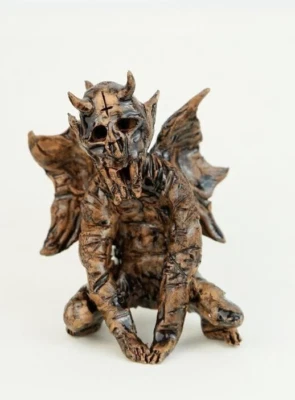 Figura Fantasma Pequeño Arte De Cerámica Hecho A Mano Decoración Halloween Regalo Ucrania Artesanías Foto 1 de 4