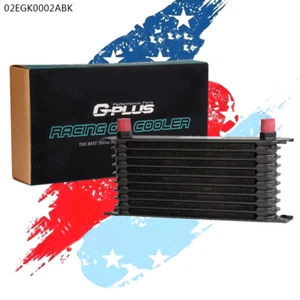 Fit For 10 ROW AN-10AN Aluminum Engine Transmission Oil Cooler -Universal Black - Bild 1 von 6
