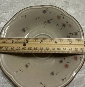 Mikasa Rondo Heather Blossoms Vintage 1940’s Retired Saucer Pristine - Picture 1 of 2
