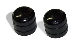 Knob Push on 6mm Black with Black Pearl 2 pack 0811270BKBP-2P - Picture 1 of 3