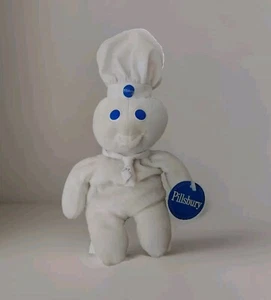 Vintage Pillsbury Doughboy Beanie Baby Plush 1997 Dakin 9” Plush Toy w/ Tag - Picture 1 of 10