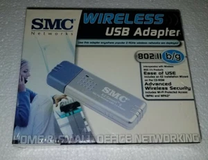SMCWUSB-G IEEE 802.11b/g USB 2.0 EZ Connect 2.4GHz Wireless Adapter - Picture 1 of 6
