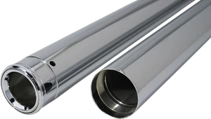 CUSTOM CYCLE ENGINEERING 719011 Fork Tubes - 49 mm - 23.875" - Ultra Chrome - Picture 1 of 2