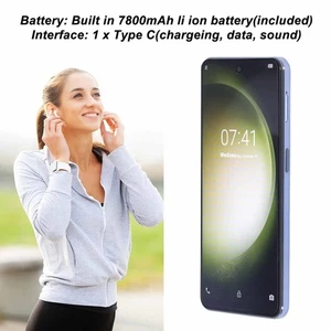 Blue S23 Ultra Smart Phone 6.53in 4G LTE Unlocked 12GB 256GB 8MP 32MP MTK67 DW - Picture 1 of 12