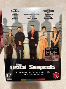 The Usual Suspects 4K Arrow Video Limited Edition Import NEW SEALED - Picture 1 of 2