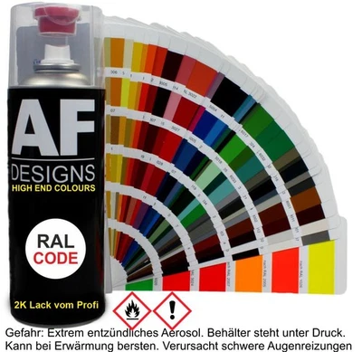 2K Ral Lackspray glänzenz Autolack SpraySpraydose kratzfest RAL hochglanz - Bild 1 von 4