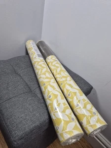 Ola Yellow Gold Luxury Patterned Wallpaper x2 5.32m²  - Picture 1 of 6