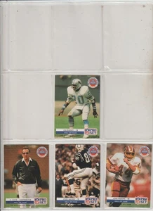 1992 PRO SET FOOTBALL HALL OF FAME (4) CARD INSERT SET W/ AL DAVIS, J. RIGGINS - Picture 1 of 1