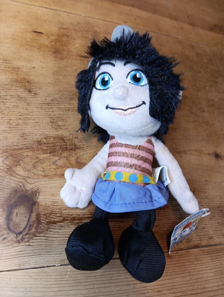 The Smurfs Vexy Smurf Plush 14" Gray Movie Stuffed Toy 2013 Kellytoy