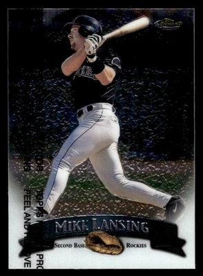 1998 Finest #153 Mike Lansing ROCKIES - Image 1 of 2