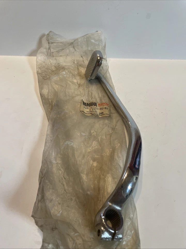 PEDAL FRENO CROMADO 22U-27211-01-93 1983 YAMAHA VIRAGO XV500K NOS Foto 1 de 4