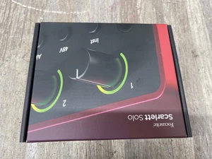 Focusrite Scarlett Solo USB Audio Interface (4th Generation) In Red - MOSC0032 - Picture 1 of 5