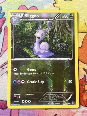 Sliggoo - 73/106 - Uncommon - Reverse Holo, English Pokemon XY FlashFire DMG - Image 1 of 2