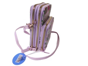 Chic Unlimited Pink ,Floral Design Crossbody Organizer – Dual-Zip - Bild 1 von 6