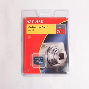 SanDisk Olympus XD Picture Card M+ 2GB Camera Memory Card Sealed - Picture 1 of 4