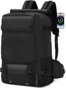 Airline Approved Waterproof Travel Backpack for Men–Convertible Nylon Duffel Bag - Picture 1 of 19