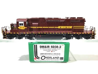 Overland OMI DM&IR SD38-2 Duluth Missabe & Iron Range #213 HO Brass #087010010.1 - Image 1 of 4