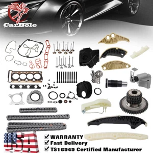 Engine Timing Chain & Cover Kit For Audi A4 quattro 2.0T Gas 2012 2013 2014 2015 - Picture 1 of 14