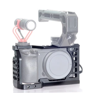 CNC Aluminum Camera Cage for Sony A6500 A6400 A6300 A6000 A6100 Protective Case - Picture 1 of 12