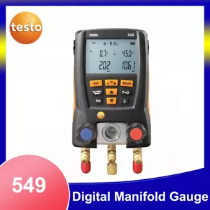 Kit Medidor Sistema Medidor HVAC Colector Digital Testo Refrigeration 549 0560 0550 - Imagen 1 de 7