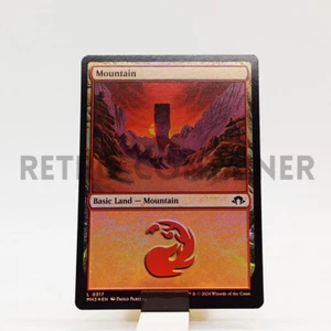 MTG Magic MH3 Modern Horizons 3 - 1x FOIL EN NM 0317 L Mountain - Picture 1 of 1