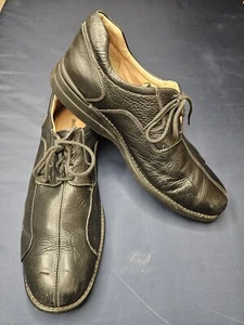 Johnston Murphy 20-7222 Hombres Shuler Cuero Negro Piel de Oveja Zapatos Oxford 14 M - Imagen 1 de 15