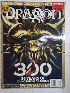 Dungeons and Dragons Dragon Magazine #300 Book of Vile Darkness Insert Open - Picture 1 of 3