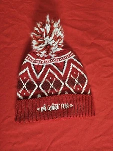 Christmas Beanie Winter Snow Hat Ski Knit Cap Pom Adult Mens Male Womens Ladies - Picture 1 of 7