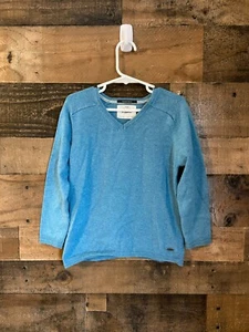 Zara Boy's Blue Long Sleeve V-Neck Sweater Size 6 EUC - Picture 1 of 2