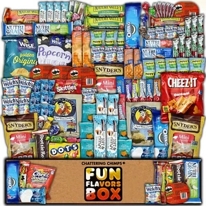Ultimate Favorites Snack Care Package 120 Count Variety Pack Snacks Gift Box - Picture 1 of 7