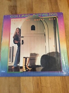 COLLEEN PETERSON "TAKIN' MY BOOTS OFF" NM/VG+ Shrink Glassine Album Sleeve - Picture 1 of 4