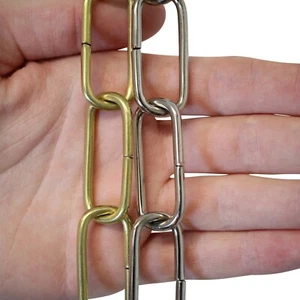 Standard Link Brass Chandelier Chain - CH-BR33-U from RCH Hardware - Picture 1 of 11