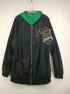 Sean John Men's Jacket Size 3XL  Reversible Hooded Zip Front Green Casual   - Picture 1 of 11