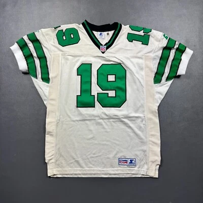 Camiseta deportiva 100 % auténtica Keyshawn Johnson vintage Starter New York Jets talla 48 L Foto 1 de 4