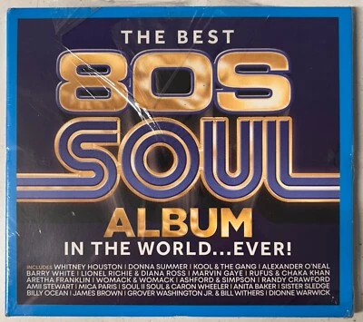 Various Artists - The Best 80s Soul Album In The Wo...(CD) New Sealed Damaged - Image 1 of 4