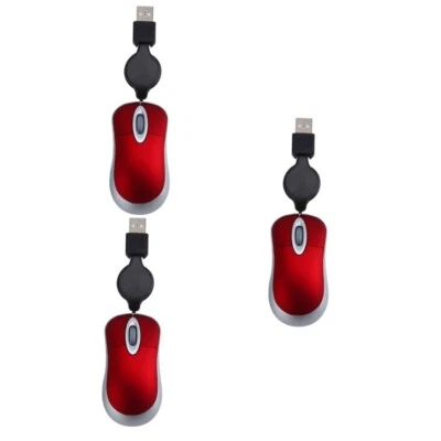 Wired Mice Mini USB Mouse Computer Portable for Laptop Optical Travel Small - Image 1 of 4