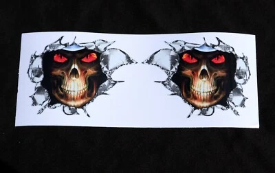 Grim Reaper Tearing Through Metal Graphics Decals - Image 1 of 2