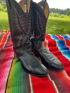 Vintage NOCONA USA weiches Leder COWBOY WESTERN ROCKABILLY STIEFEL Herren 9 - Bild 1 von 23